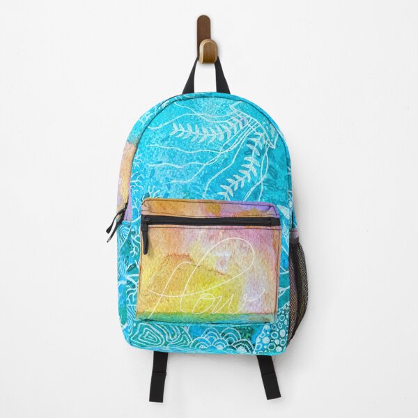 Item preview, Be Like Water and Flow - watercolour ocean painting designed and sold by Art by Kristie.