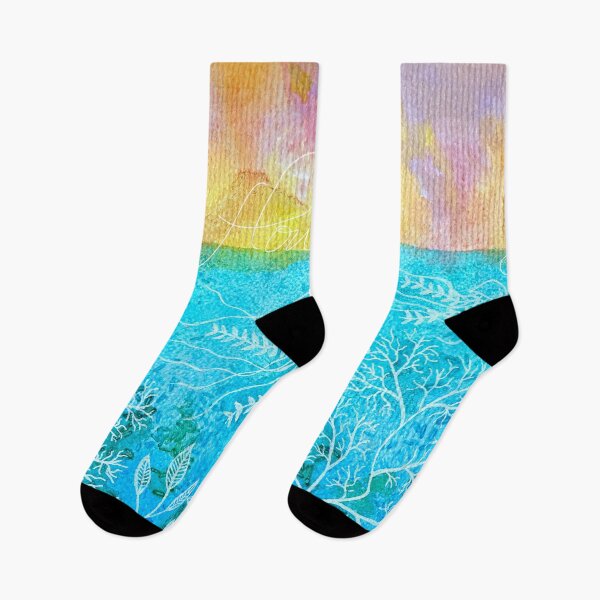 Item preview, Be Like Water and Flow - watercolour ocean painting designed and sold by Art by Kristie.