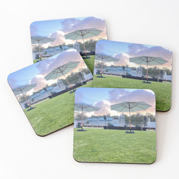 Item preview, Aesthetic Blue Green Sunset  designed and sold by mushr00m-g33k.
