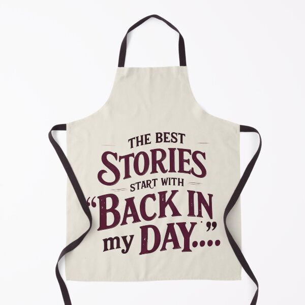 Item preview, Back in My Day Vintage Quote T-Shirt - Nostalgic Storyteller Tee, Grandpa Gift, Classic Saying Apparel, Retro Typography Design designed and sold by Typography Prints.