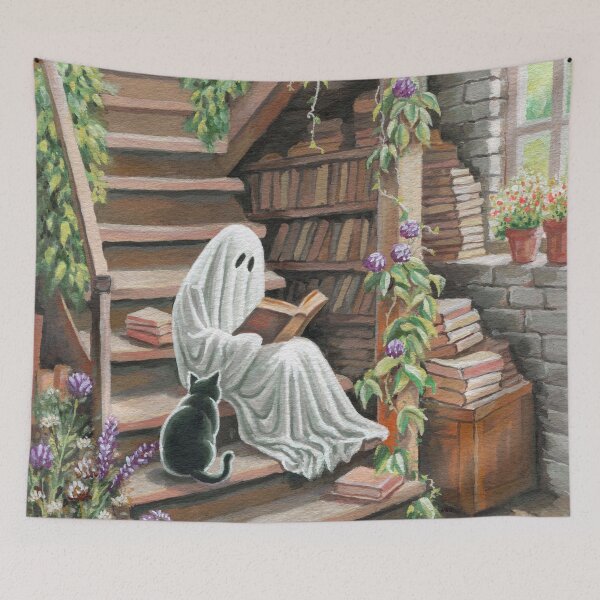 Item preview, Ghost in the cottage library 197 designed and sold by Ghosture.