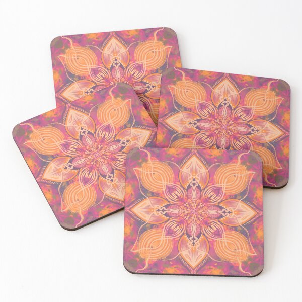 Item preview, Psychedelic autumn mandala   designed and sold by amberrosejoness.