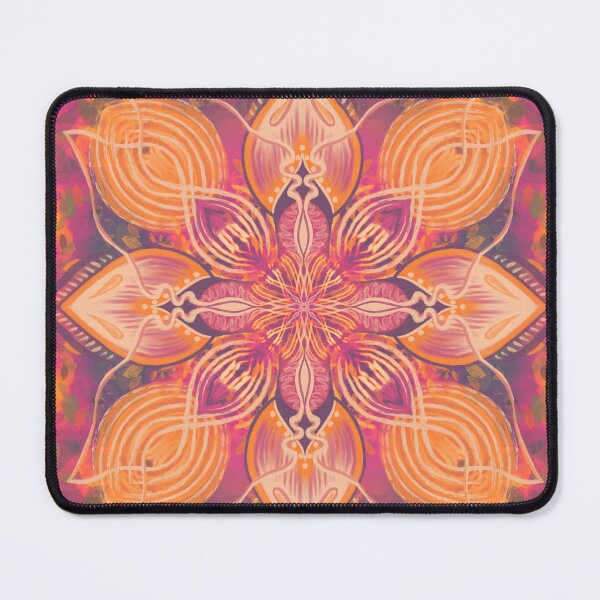 Item preview, Psychedelic autumn mandala designed and sold by amberrosejoness.