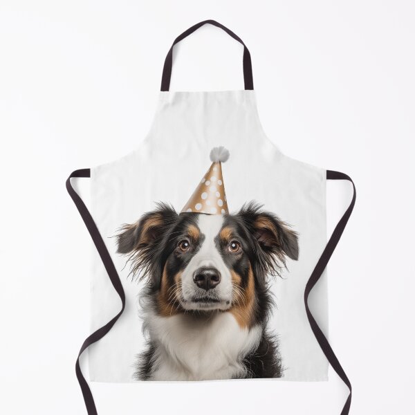 Item preview, Cute Nederlandse Kooikerhondje dog with Party Hat Birthday Celebration designed and sold by LazyOwlStore.