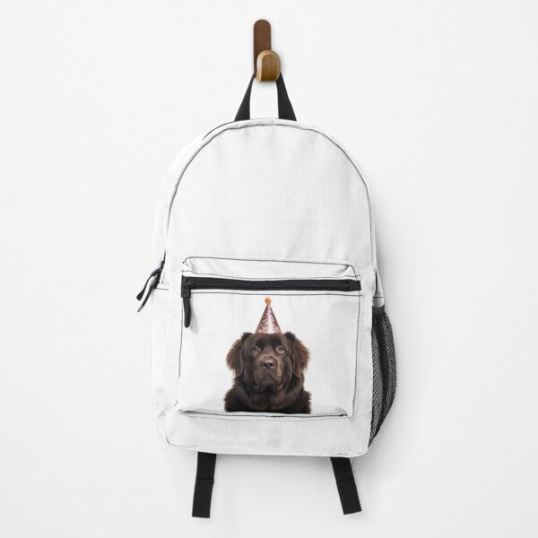 Item preview, Cute Newfoundland dog with Party Hat Birthday Celebration designed and sold by LazyOwlStore.