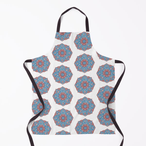 Item preview, Ottoman Harmony Mandala – Red & Turquoise Islamic Floral Pattern designed and sold by DivinityDesign.