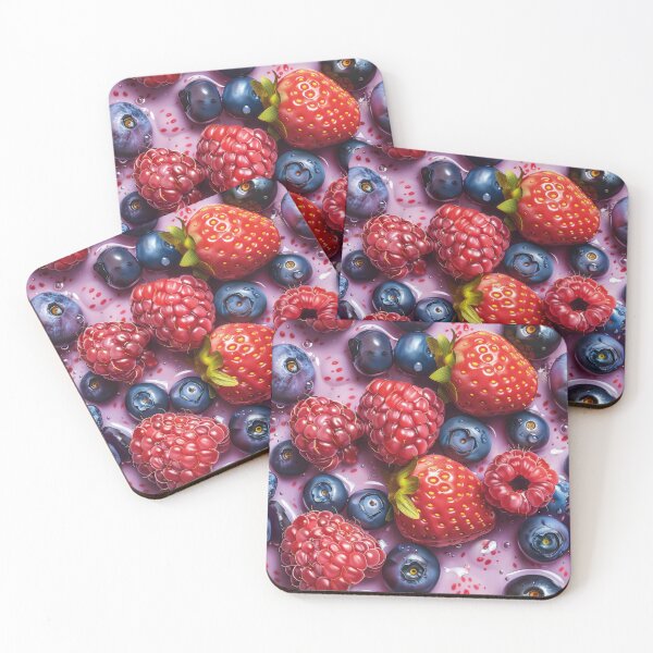 Item preview, Juicy Summer Berries in Watercolor Style 2 designed and sold by SimoneBalman.