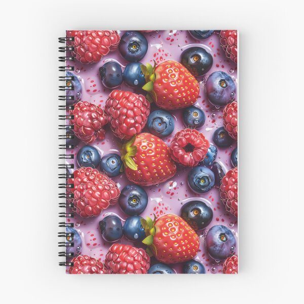 Item preview, Juicy Summer Berries in Watercolor Style 2 designed and sold by SimoneBalman.