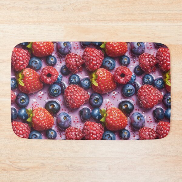 Item preview, Juicy Summer Berries in Watercolor Style 2 designed and sold by SimoneBalman.