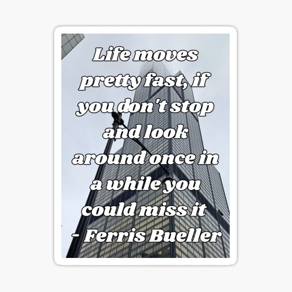 Artikel-Vorschau von Das Leben ging ziemlich schnell vorbei Ferris Bueller Sears Tower, designt und verkauft von katiepdill.