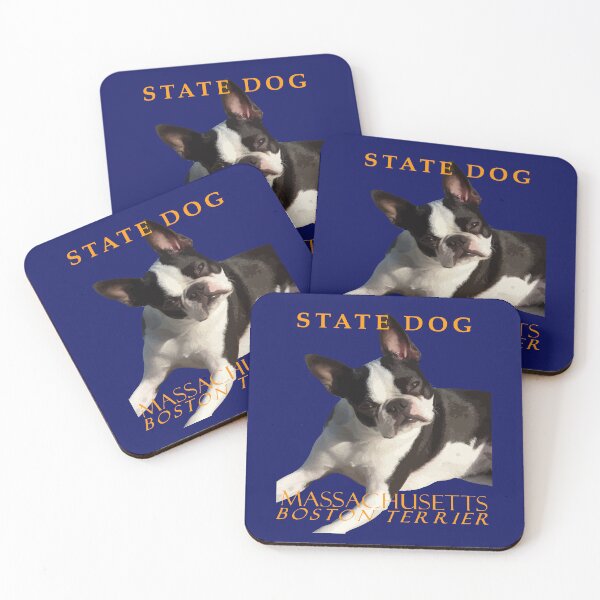 Item preview, Massachusetts Territory Dog The Boston Terrier Vector Style designed and sold by taiche.