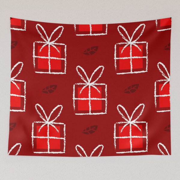 Item preview, Red Christmas Gifts Contemporary Pattern On Holiday Red designed and sold by DEC02.