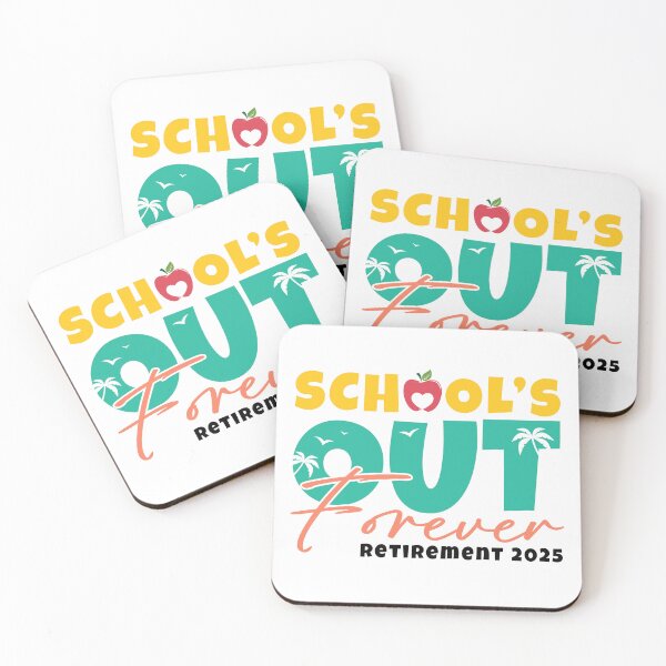 Item preview, School's out forever, Retirement 2025, Retired Summer 2025, Retirement Teachers, Teacher retirement Essential Shirt designed and sold by OctonoteStudio.