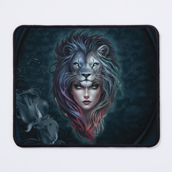 Item preview, Lion's heart and feminine strength, a majestic fusion. designed and sold by nicky2342.