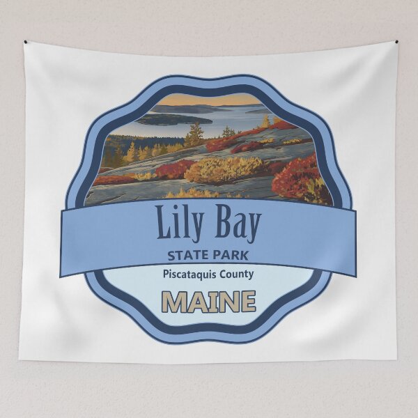 Item preview, Lily Bay State Park, Piscataquis County, Maine designed and sold by Wanderful-roads.