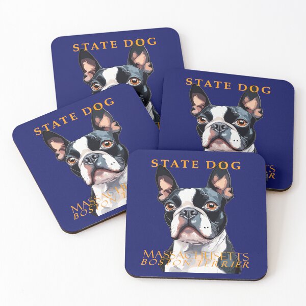 Item preview, Massachusetts Territory Dog The Boston Terrier Art designed and sold by taiche.