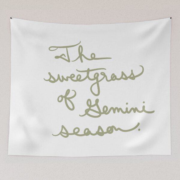 Item preview, The Sweetgrass of Gemini Season designed and sold by abeink.