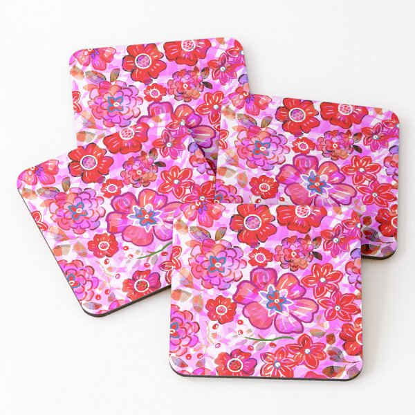 Item preview, Magenta Boho Flowers designed and sold by ViaARTfactory.