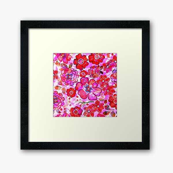 Item preview, Magenta Boho Flowers designed and sold by ViaARTfactory.