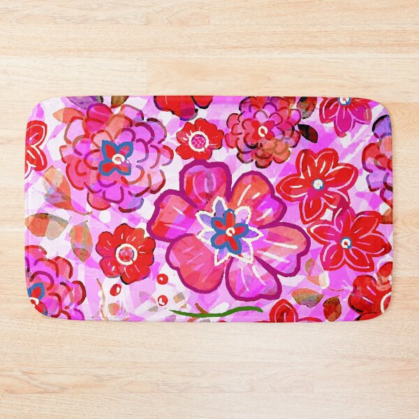 Item preview, Magenta Boho Flowers designed and sold by ViaARTfactory.