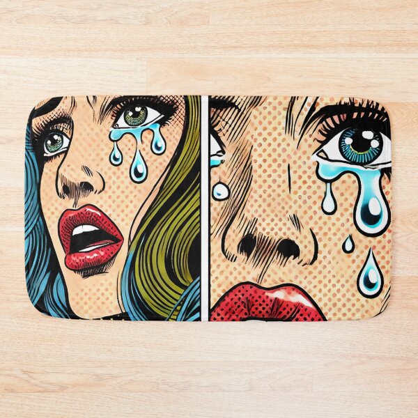 Item preview, Pop Art: Crying Woman designed and sold by PinUpPizzazz.