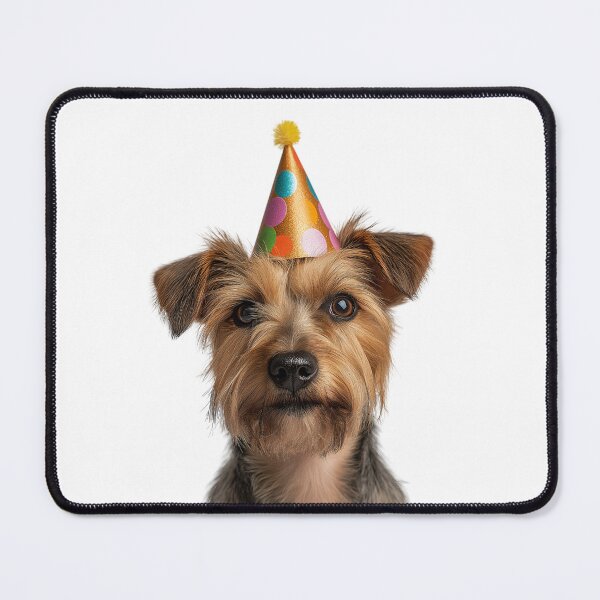 Item preview, Cute Norfolk Terrier dog with Party Hat Birthday Celebration designed and sold by LazyOwlStore.