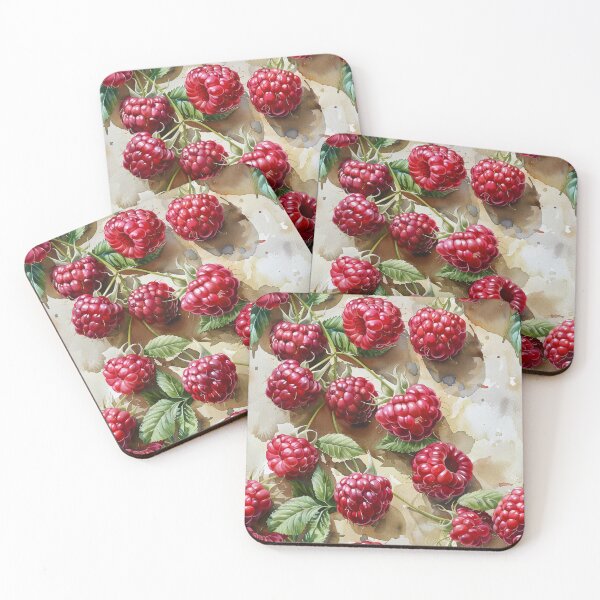Item preview, Ripe Red Raspberries in Watercolor Style designed and sold by SimoneBalman.