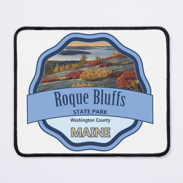 Item preview, Roque Bluffs State Park, Washington County, Maine designed and sold by Wanderful-roads.