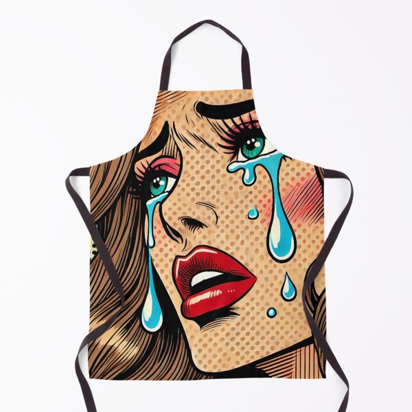 Item preview, Pop Art: Crying Woman designed and sold by PinUpPizzazz.