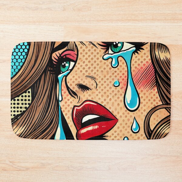 Item preview, Pop Art: Crying Woman designed and sold by PinUpPizzazz.