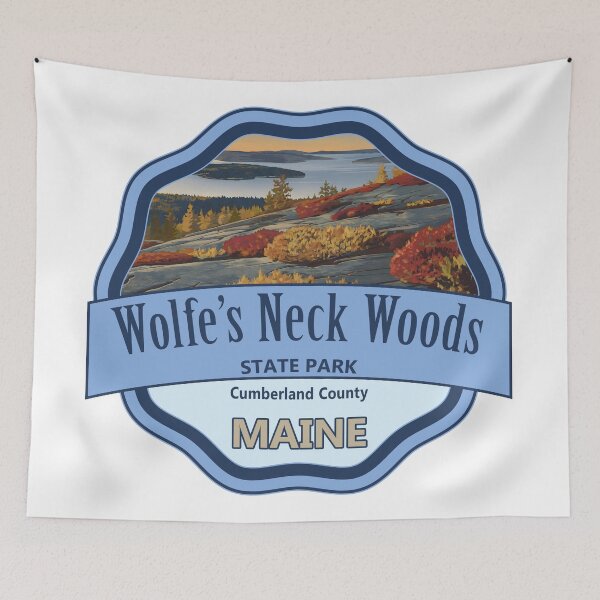 Item preview, Wolfe's Neck Woods State Park, Cumberland County, Maine designed and sold by Wanderful-roads.