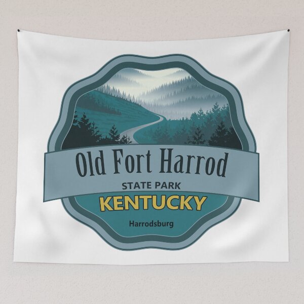 Item preview, Old Fort Harrod State Park, Harrodsburg, Kentucky designed and sold by Wanderful-roads.