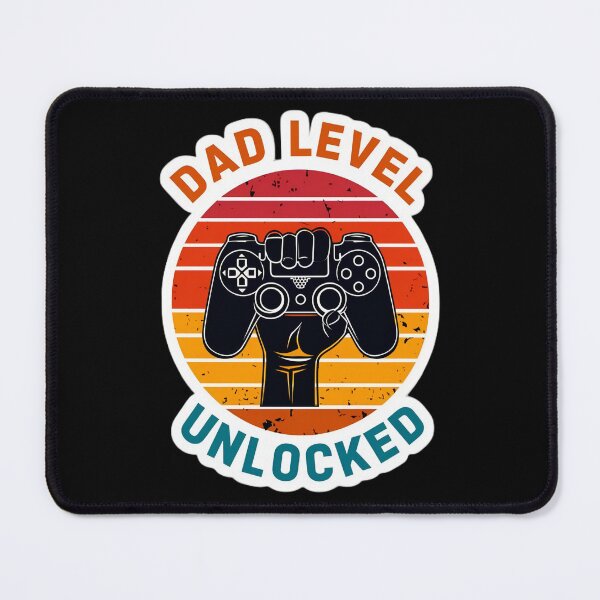 Item preview, Dad Level Unlocked Gamer Sticker | Funny New Dad Gift for Video Game Lovers designed and sold by FestivityFinds.