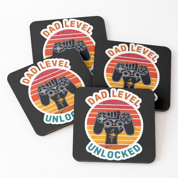 Item preview, Dad Level Unlocked Gamer Sticker | Funny New Dad Gift for Video Game Lovers designed and sold by FestivityFinds.