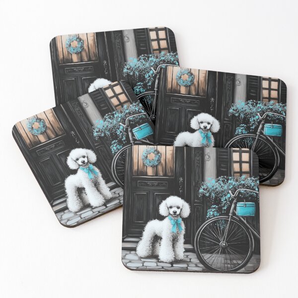 Item preview, Vintage Poodle designed and sold by Nocturne  Paws.