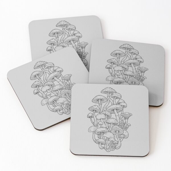 Item preview, Earthy Mushroom Cluster Botanical Illustration designed and sold by BRU Design.