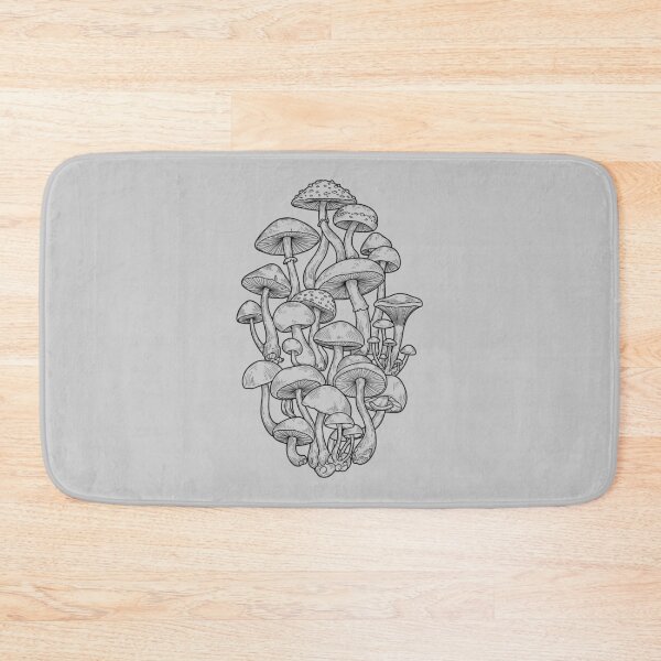Item preview, Earthy Mushroom Cluster Botanical Illustration designed and sold by BRU Design.
