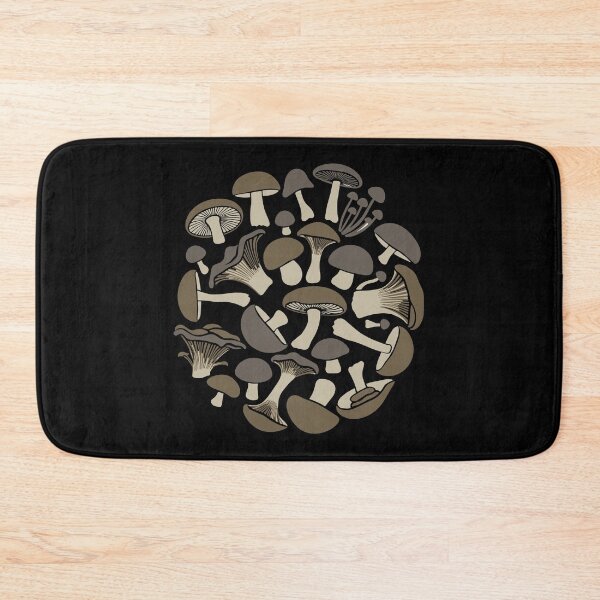 Item preview, Mixed Mushroom Species Circle Pattern designed and sold by BRU Design.