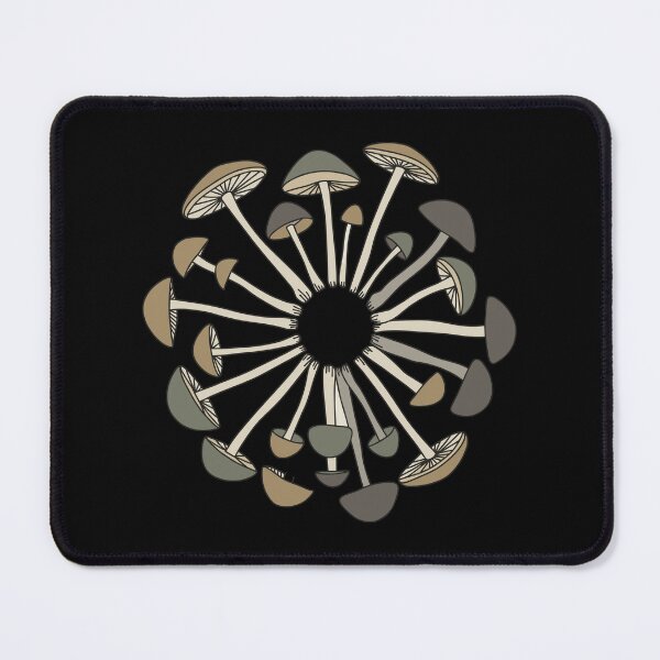 Item preview, Sacred Mushroom Circle Mandala Art designed and sold by BRU Design.