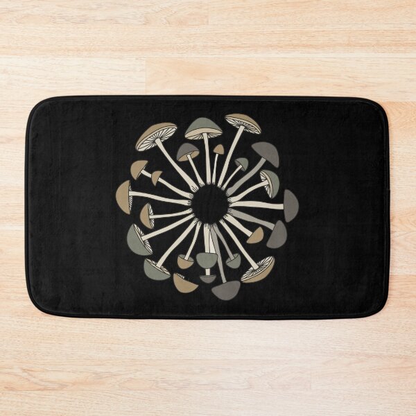 Item preview, Sacred Mushroom Circle Mandala Art designed and sold by BRU Design.