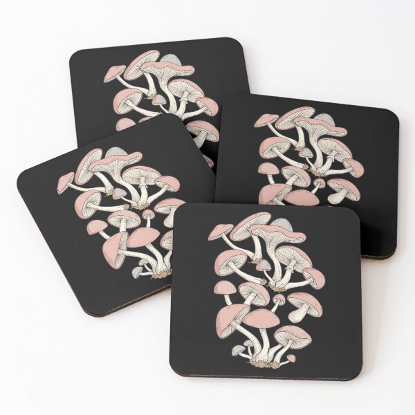 Item preview, Vintage Pink Mushroom Botanical Study designed and sold by BRU Design.