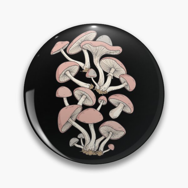 Item preview, Vintage Pink Mushroom Botanical Study designed and sold by BRU Design.