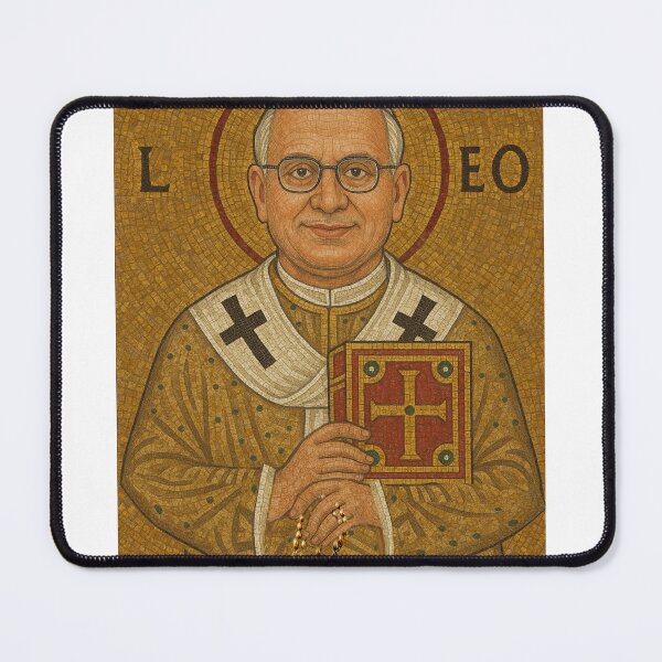 Item preview, Pope Leo Byzantine Mosaic Style  designed and sold by picaflorstore.