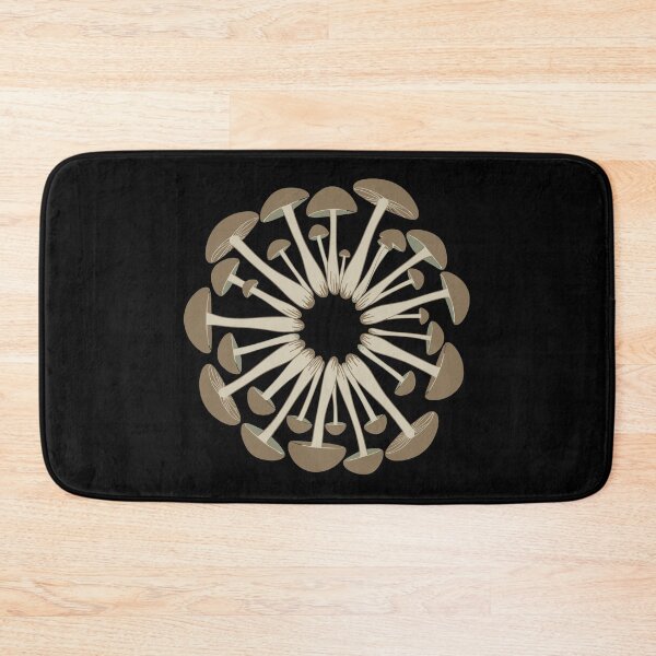 Item preview, Earthy Mushroom Family Dark Botanical designed and sold by BRU Design.