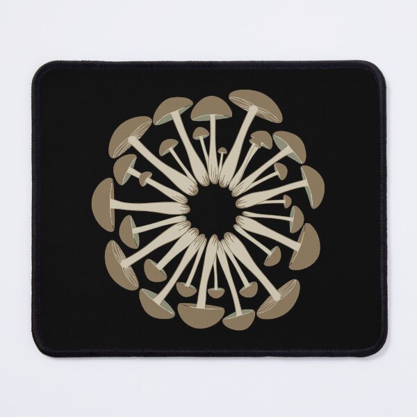 Item preview, Earthy Mushroom Family Dark Botanical designed and sold by BRU Design.