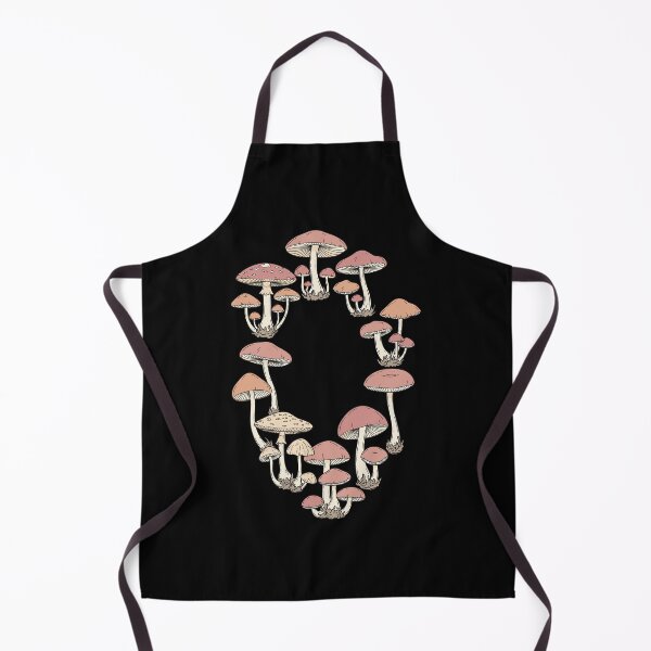 Item preview, Pink Mushroom Colony Dark Background designed and sold by BRU Design.