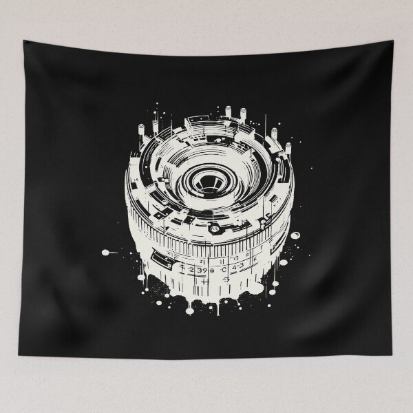 Item preview, Modern Camera Lens Blueprint Design designed and sold by BRU Design.
