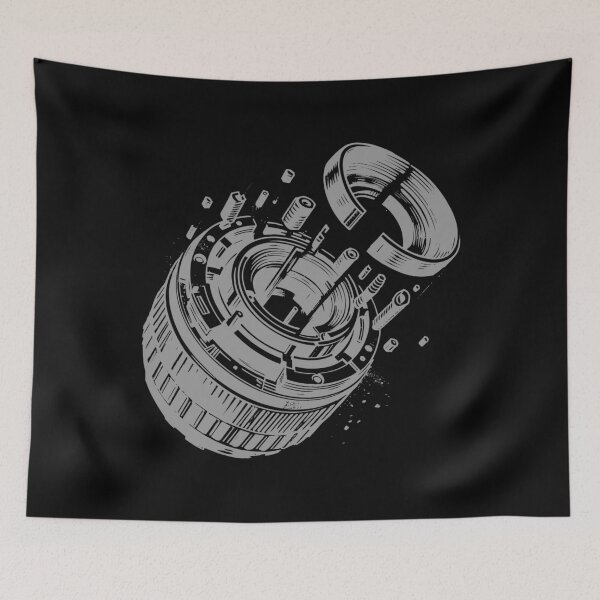 Item preview, Professional Lens Repair Illustration Dark designed and sold by BRU Design.