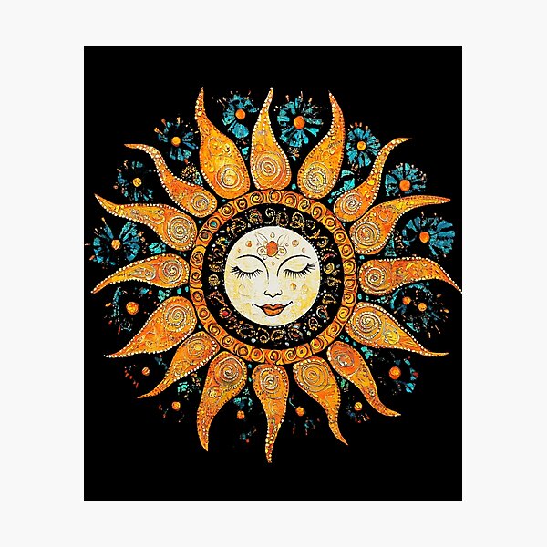 Item preview, boho sun designed and sold by Elite Print Studio.