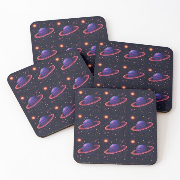 Item preview, Saturn Synthwave space scene  designed and sold by Priyan96.